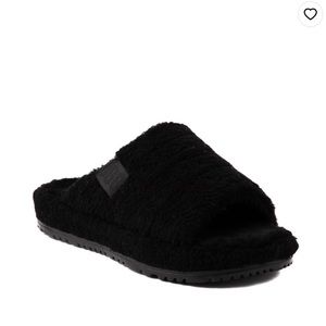 Men’s UGG Fluff You Slide Sandal -Black